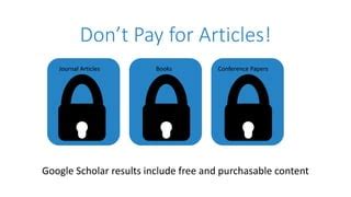 Image result for Google vs Library Databases