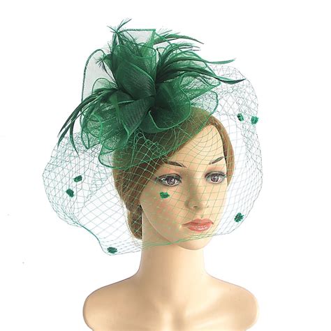 Fascinators Kentucky Derby Hat Headwear Organza Fedora Hat Holiday ...