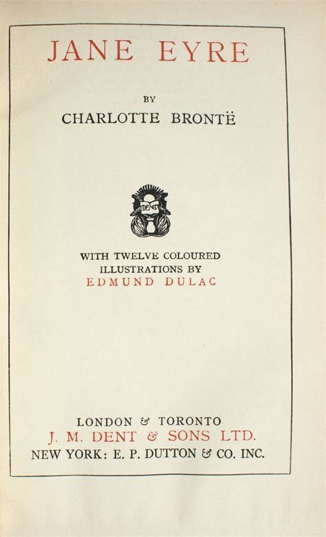 Works The Novels of Charlotte, Emily, & Anne Brontë. Jane Eyre ...