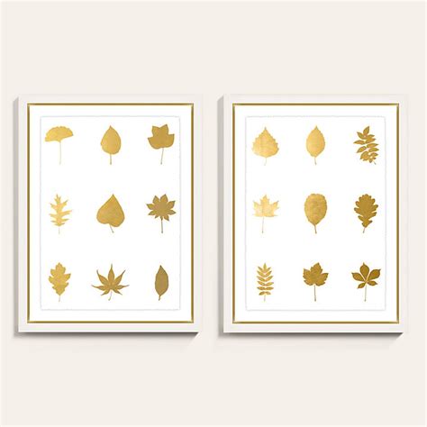 Suzanne Kasler Gilded Gold Botanicals Framed Art Print