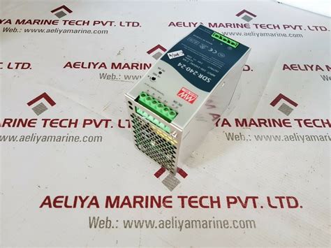 Mean well sdr-240-24 power supply – Aeliya Marine Tech