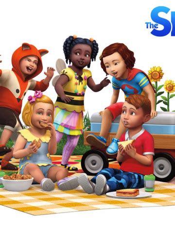 Download wallpaper baby, game, toddler, Sims 4, SIms, section games in ...