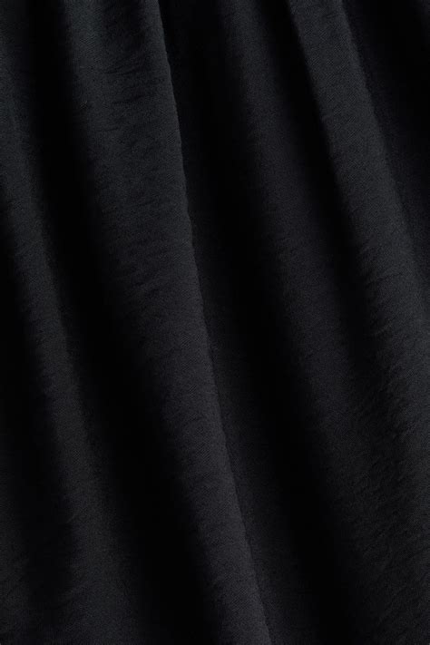 Smocked-detail dress - Black - Ladies | H&M IN