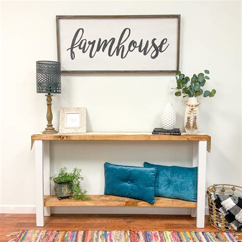 Buy Woven Paths Walnut Large Rustic Mod Blanc Industrial Metal Leg and ...