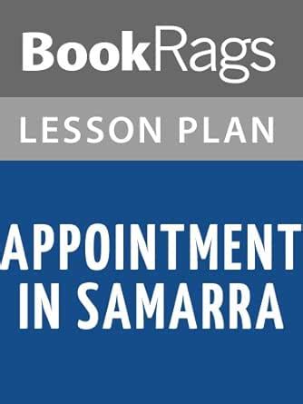 Lesson Plan Appointment in Samarra by John O'Hara eBook : BookRags ...