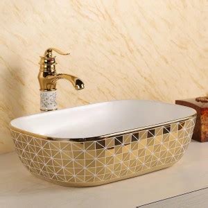 BasinWorld Wash Basin Countertop, Tabletop Ceramic Bathroom Sink/Basin ...
