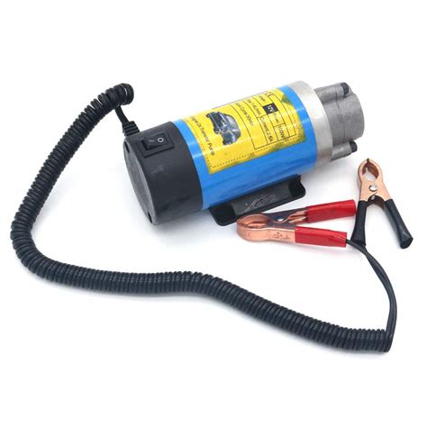 NUZAMAS 12V 100W Oil Transfer Pump, Portable Electric Self-Priming ...