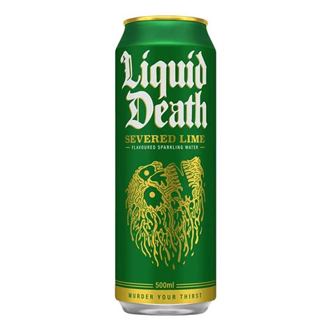 Liquid Death Sparkling Water Severed Lime | Partykungen