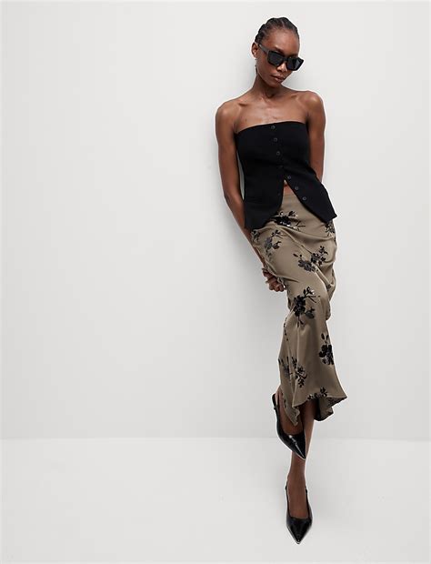 Buy Sequin Midaxi Slip Skirt at Marks & Spencer