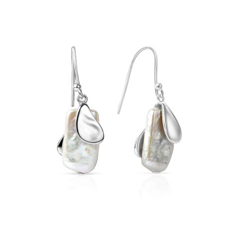 Wavy Petal Earrings - Touch925 Silver Jewellery