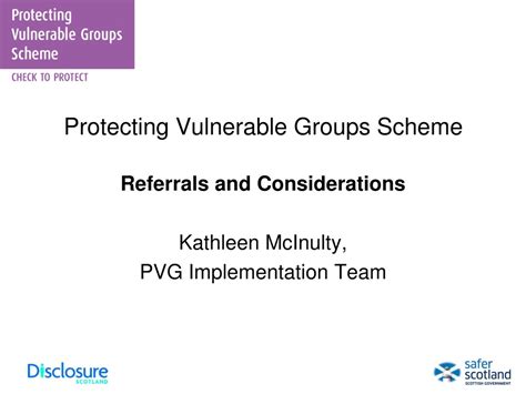PPT - Protecting Vulnerable Groups Scheme PowerPoint Presentation, free ...