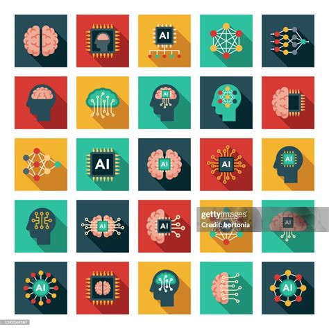 Artificial Intelligence Ai Icon Set High-Res Vector Graphic - Getty Images