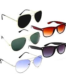 Dervin Unisex Adult Aviator Sunglasses Multicolor Frame, Multicolor ...