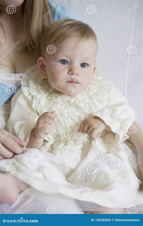 Five months old baby girl. stock photo. Image of infant - 14336564