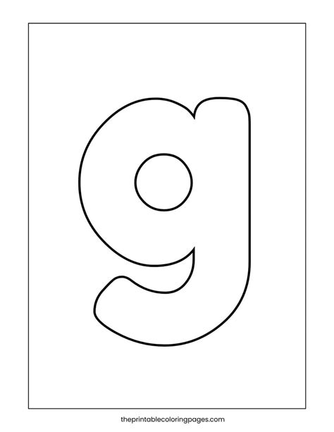 Letter G Coloring Pages - 20+ Free Printables - The Printable Coloring Pages