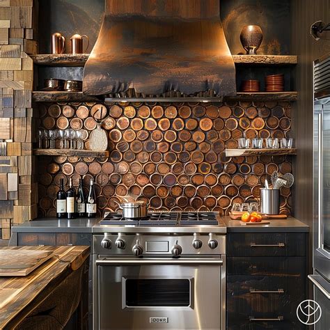 Unique Kitchen Backsplash Ideas: Flowing Colors