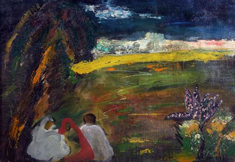 Landscape - Sailoz Mookherjea - Bengal School Art - Indian Painting ...