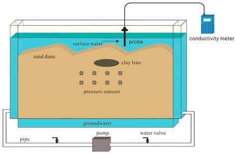 The Influences of a Clay Lens on the Hyporheic Exchange in a Sand Dune