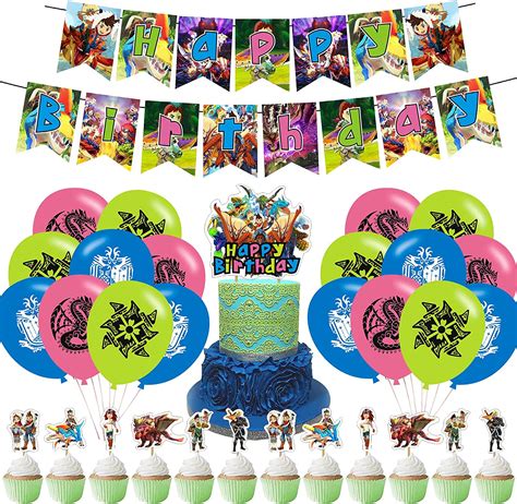 Buy Monster Hunter Birthday Party Supplies,Monster Hunter Party ...