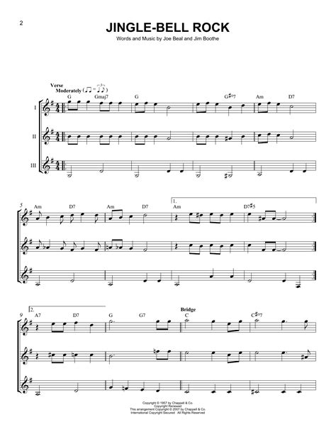 Guitar Chords Jingle Bell Rock