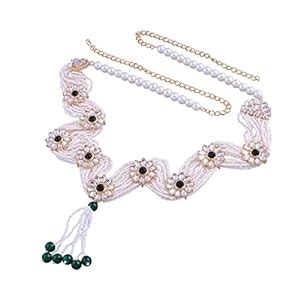 Buy I Jewels 18K Gold Plated Traditional Ethnic Floral Design Kundan ...