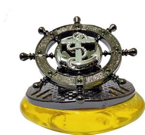 AutoRight Lemon Car Freshener Diffuser Ship Wheel Style Car Air ...