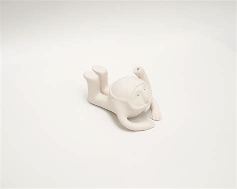 The Wave Rider: Handcrafted Expressive Stoneware Clay Sculptures by Claymen