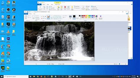 How to change Image Resolution in windows Paint - YouTube