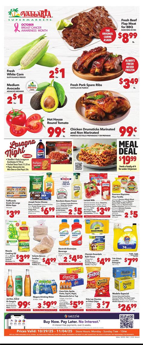 Vallarta Supermarkets Weekly Ad (10/29/25 - 11/04/25) & Flyer Preview ...