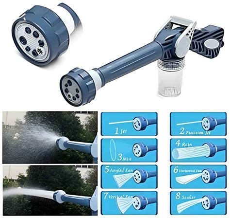Jet water cannon 8 in 1 turbo water spray gun – FactoryBuy