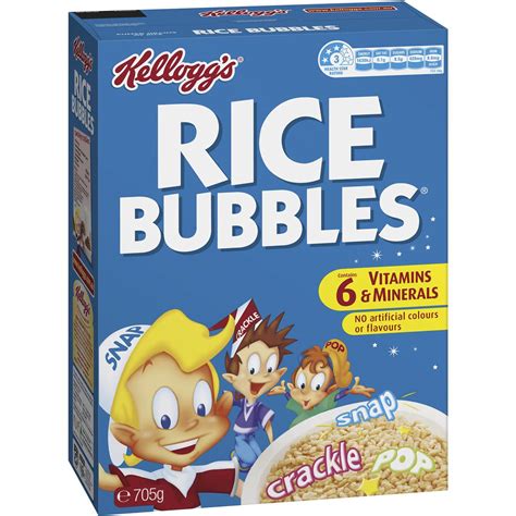 Kellogg's Rice Bubbles Puffed Rice Breakfast Cereal 705g | Woolworths