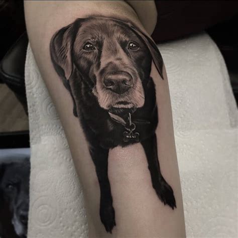 Realistischer Hund - tattoovorlagen24.com
