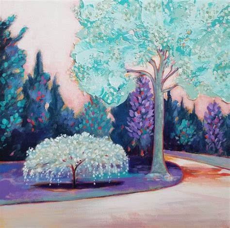 Blue Reverie Painting by Karen Rieger | Saatchi Art