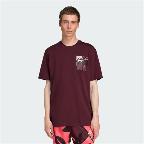 adidas Mercedes - AMG Petronas Formula One Team Summer Tee - Burgundy ...
