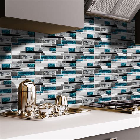 27/54 Sheet Self-Adhesive Peel & Stick Mosaic Tiles India | Ubuy