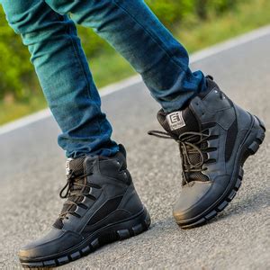 Eego Italy Genuine Leather Light Weight Men's Steel Toe Safety Boots ...