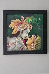 SAF paintings Religious Radha Krishna UV Coated Home Decorative Gift ...