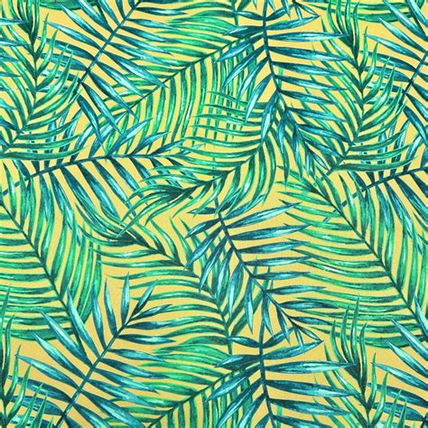 Tropical Leaves Water Resistant Fabric | Best UK Prices | Pound Fabrics
