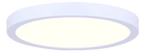 LED-ROUND-DISK Plafonnier Blanc - DL-7F-15S-WH-C | CANARM