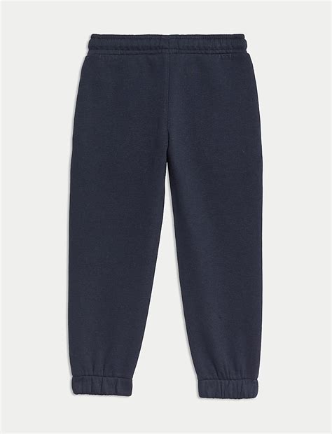 Buy Cotton Rich Draw Cord Joggers (3 Mths - 7 Yrs) at Marks & Spencer