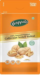 Happilo Premium 100% Natural Californian Inshell Walnut Kernels 1000g ...