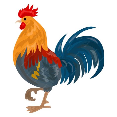Premium Vector | Farm cock icon cartoon of farm cock vector icon for ...