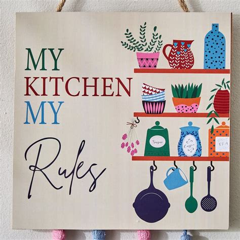 Buy Garnet Interior Wooden Kitchen Hanging Wall Accent from Home Centre ...