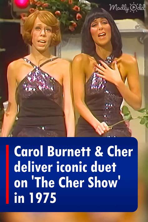 Carol Burnett & Cher deliver iconic duet on 'The Cher Show' in 1975
