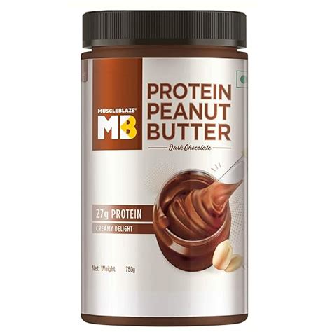 MuscleBlaze High Protein Peanut Butter with Whey Protein Concentrate ...
