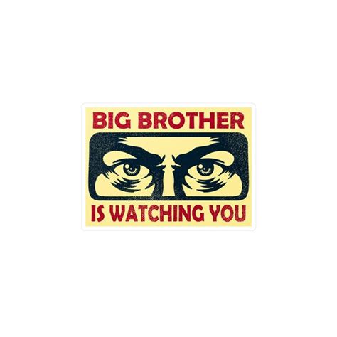 Big Brother is Watching You Vinyl Decal Vintage Orwell 1984 - Etsy Canada