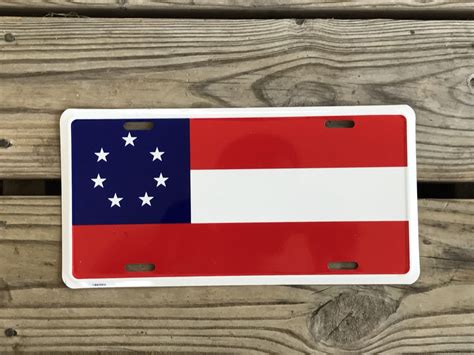 1st National Confederate License Plate - Rebel Nation
