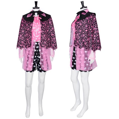 KFSOQE Monster-High Draculaura Cosplay Costume Monster-High Cosplay ...