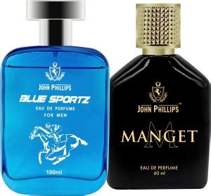 Buy John Phillips BLUE SPORTZ & MANGET | Long Lasting | Combo Eau de ...