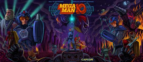 MegaMan 10 Full Artwork Reveal - Just Push Start